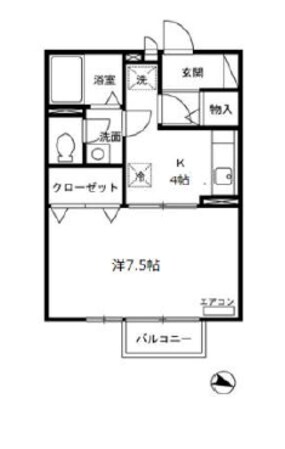 セレサY・Fの物件間取画像